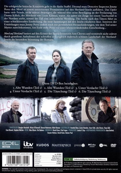 Produktbild: Mord auf Shetland - Staffel 5 [3 DVDs]