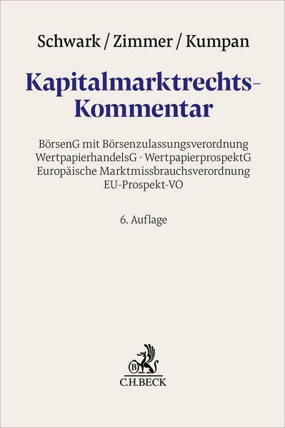 Produktbild: Kapitalmarktrechts-Kommentar