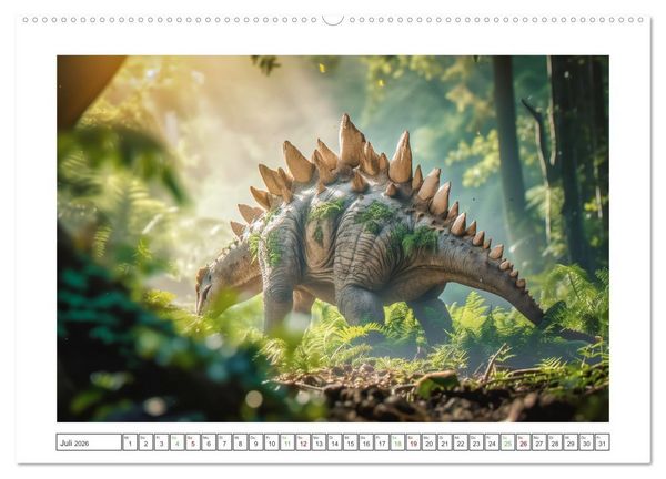 Produktbild: Giganten der Urzeit (Wandkalender 2026 DIN A2 quer), CALVENDO Monatskalender