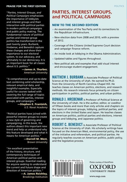Produktbild: Parties, Interest Groups, and Political Campaigns