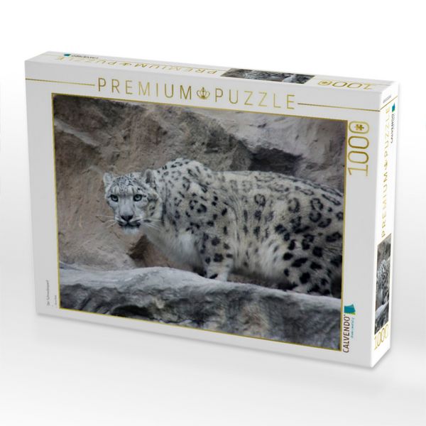 Produktbild: CALVENDO Puzzle Der Schneeleopard | 1000 Teile Lege-Gr&ouml;&szlig;e 64x48cm Foto-Puzzle f&uuml;r gl&uuml;ckliche Stunden