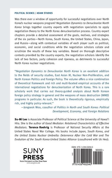 Produktbild: Negotiation Dynamics to Denuclearize North Korea