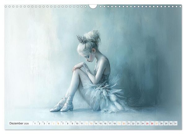 Produktbild: Im Pas de Deux mit der Stille (Wandkalender 2026 DIN A3 quer), CALVENDO Monatskalender