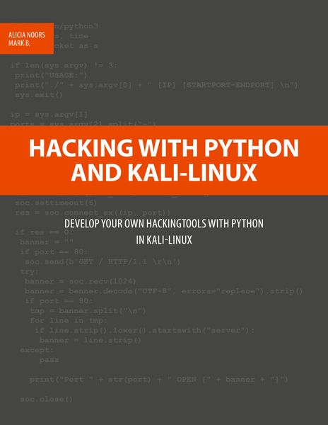 Produktbild: Hacking with Python and Kali-Linux