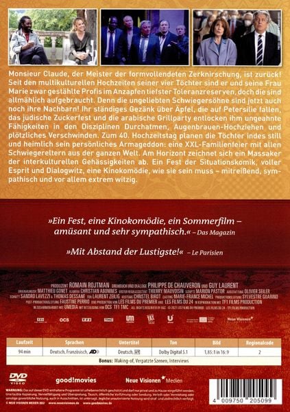 Produktbild: Monsieur Claude und sein gro&szlig;es Fest