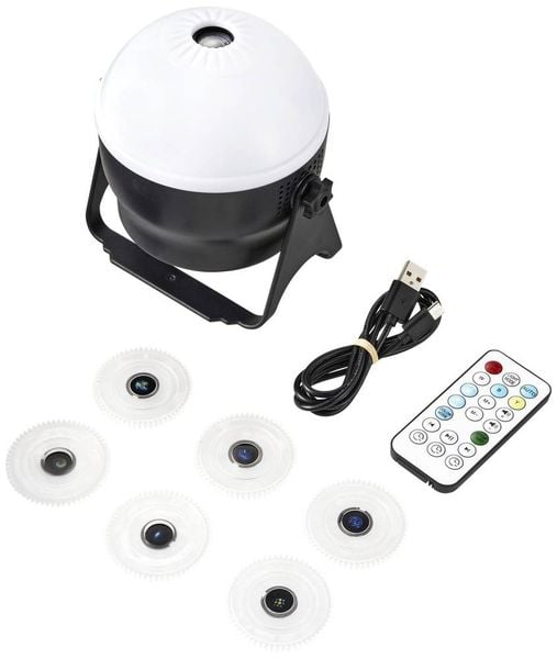 Produktbild: WS-MS5W02D LED-Tischprojektor Galaxy LED RGB Schwarz