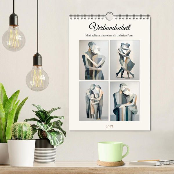 Produktbild: Verbundenheit. Minimalismus in seiner z&auml;rtlichsten Form (Wandkalender 2027 DIN A4 hoch), CALVENDO Monatskalender