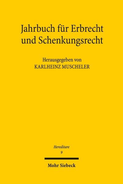 Produktbild: Hereditare - Jahrbuch f&uuml;r Erbrecht und Schenkungsrecht