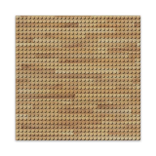 Produktbild: BRIXIES 225002 - Platte 32 x 32 Holz , Fotorealistische Bauplatte, 1 St&uuml;ck