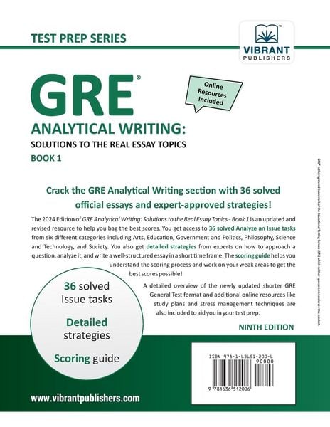 Produktbild: GRE Analytical Writing
