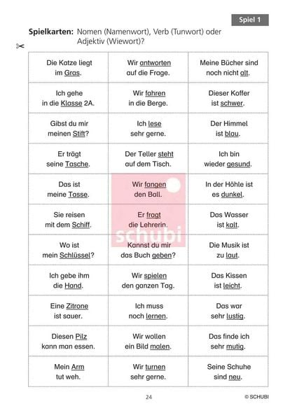 Produktbild: Grammatikspiele