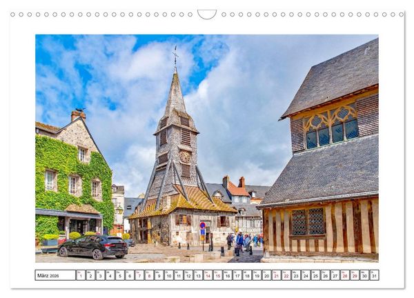 Produktbild: Ein traumhaftes Reiseziel - Normandie und Bretagne (Wandkalender 2026 DIN A3 quer), CALVENDO Monatskalender
