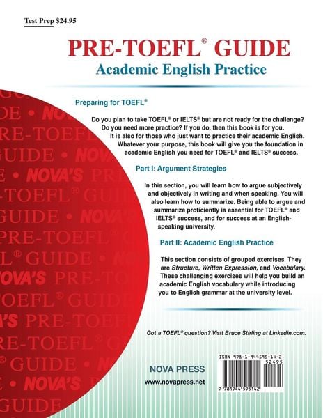 Produktbild: Pre-TOEFL Guide