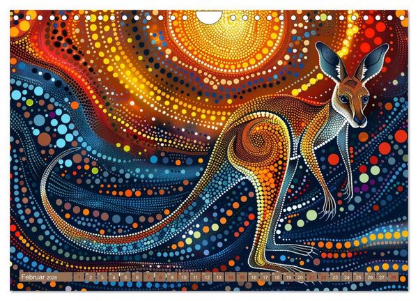 Produktbild: Aborigines - Farben des Outback (Wandkalender 2026 DIN A4 quer), CALVENDO Monatskalender
