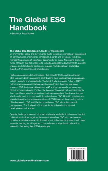 Produktbild: The Global ESG Handbook