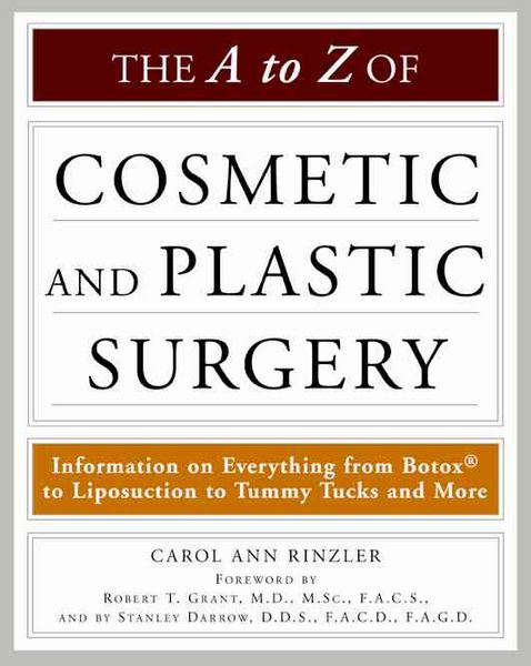 Produktbild: Rinzler, C: A to Z of Cosmetic and Plastic Surgery
