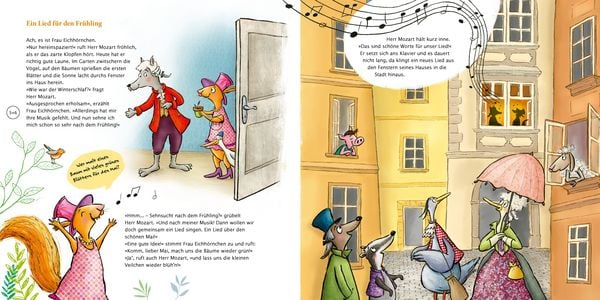 Produktbild: Herr Mozart macht Musik (Mein erstes Musikbilderbuch mit CD und zum Streamen, Bd.)