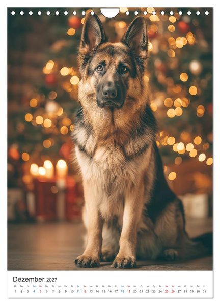 Produktbild: Seelenblick Sch&auml;ferhund (Wandkalender 2027 DIN A4 hoch), CALVENDO Monatskalender