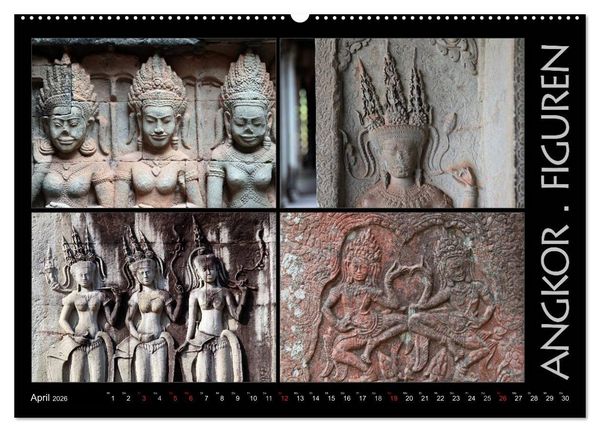 Produktbild: Kambodscha - Highlights aus Asien 2026 (Wandkalender 2026 DIN A2 quer), CALVENDO Monatskalender