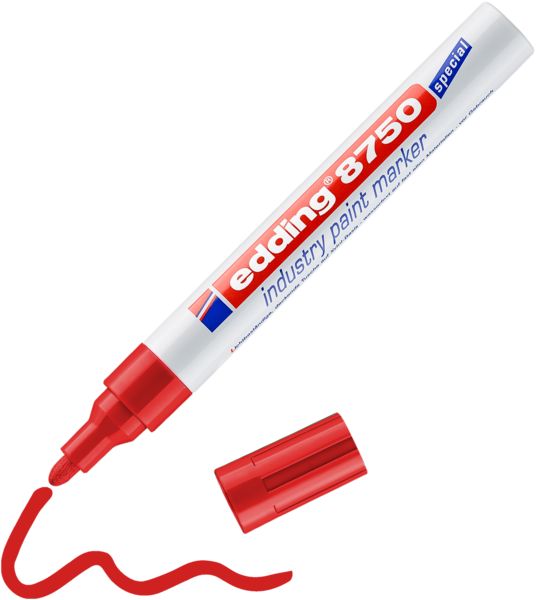 Produktbild: EDDING&reg; Lack Marker 8750 Industry, rot