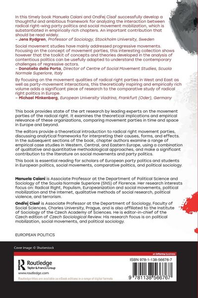 Produktbild: Radical Right Movement Parties in Europe