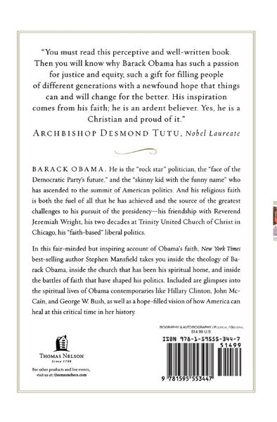 Produktbild: The Faith of Barack Obama