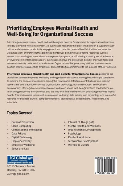 Produktbild: Prioritizing Employee Mental Health and Well-Being for Organizational Success