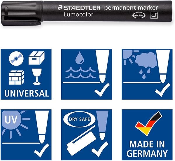Produktbild: STAEDTLER Permanent Marker Lumocolor 8er Set