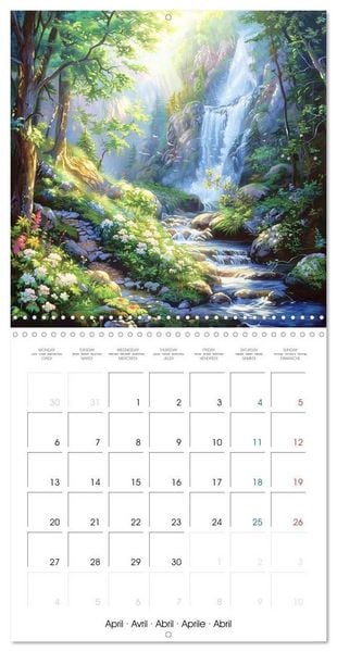 Produktbild: Artistic Paths (Wall Calendar 2026 12 &times; 12 Inch) CALVENDO 12 Month Wall Calendar
