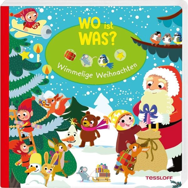 WO ist WAS? Wimmelige Weihnachten. Pappebuch für Kinder ab 2 Jahren