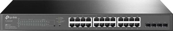 TP-LINK JetStream TL-SG2428P Netzwerk Switch 24 + 4 Port 10 / 100 / 1000MBit/s PoE-Funktion