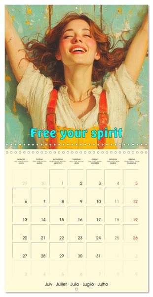 Produktbild: Welcome Beautiful Life. Quotes to brighten your year (Wall Calendar 2026 12 &times; 12 Inch) CALVENDO 12 Month Wall Calendar