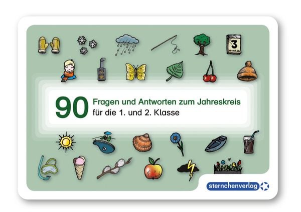 Produktbild: 90 Fragen und Antworten zum Jahreskreis