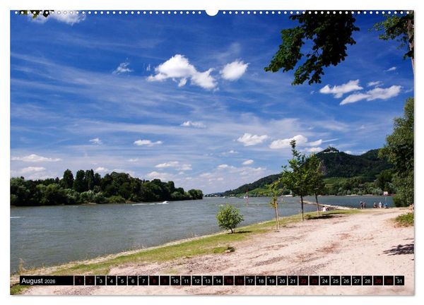 Produktbild: Bad Honnef - Rheinisches Nizza (Wandkalender 2026 DIN A2 quer), CALVENDO Monatskalender