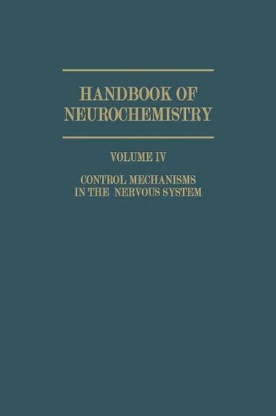 Produktbild: Control Mechanisms in the Nervous System