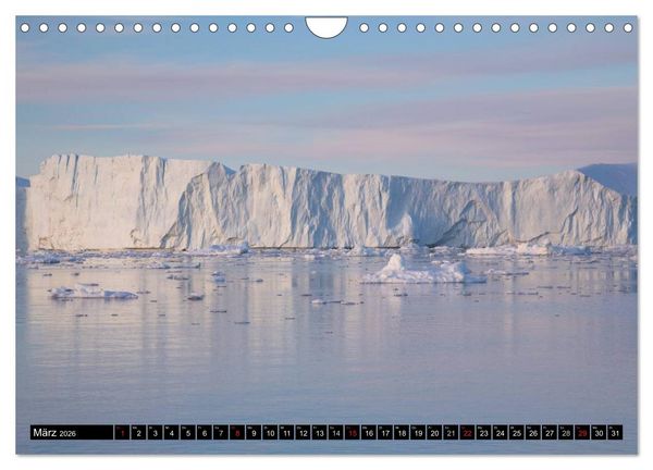 Produktbild: Ilulissat Eisfjord, Gr&ouml;nland. EIS - FORM UND LICHT (Wandkalender 2026 DIN A4 quer), CALVENDO Monatskalender