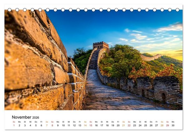 Produktbild: Stadt.Land.Welt. - eine Reise in Bildern (Tischkalender 2026 DIN A5 quer), CALVENDO Monatskalender