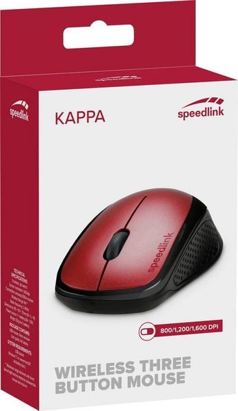 Produktbild: SPEEDLINK KAPPA Mouse - Wireless, red