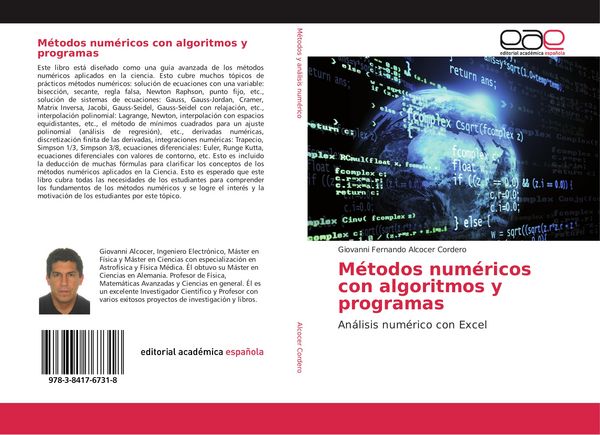 Produktbild: M&eacute;todos num&eacute;ricos con algoritmos y programas