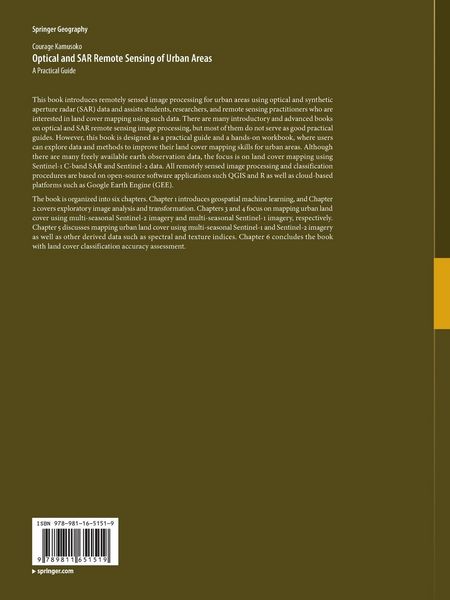 Produktbild: Optical and SAR Remote Sensing of Urban Areas