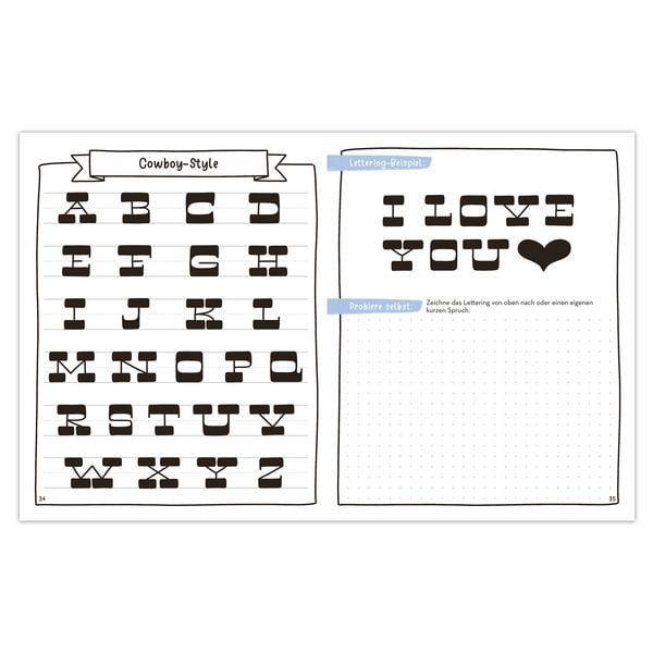 Produktbild: I love Lettering - 22 Alphabete f&uuml;r Schnell-Starter: Volume 4