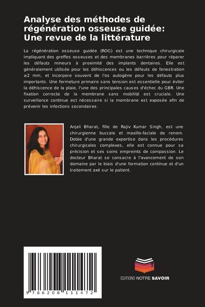 Produktbild: Analyse des m&eacute;thodes de r&eacute;g&eacute;n&eacute;ration osseuse guid&eacute;e: Une revue de la litt&eacute;rature