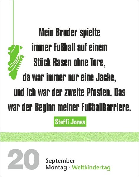 Produktbild: Lattenknaller Tagesabrei&szlig;kalender 2027 - Die witzigsten Fu&szlig;ballerspr&uuml;che