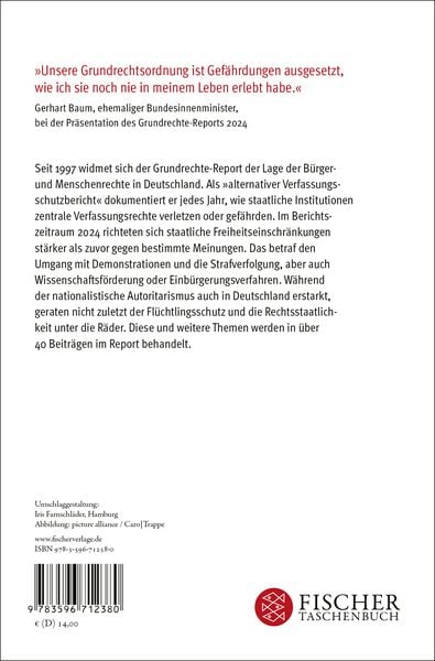 Produktbild: Grundrechte-Report 2025
