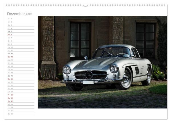 Produktbild: 300 SL Collectors Edition 2 (Wandkalender 2026 DIN A2 quer), CALVENDO Monatskalender