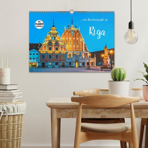 Produktbild: Ein Wochenende in Riga (Wandkalender 2026 DIN A3 quer), CALVENDO Monatskalender