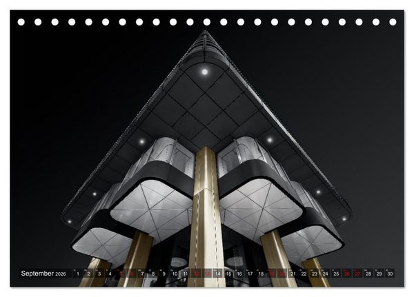 Produktbild: MAINHATTEN architektur kunst (Tischkalender 2026 DIN A5 quer), CALVENDO Monatskalender