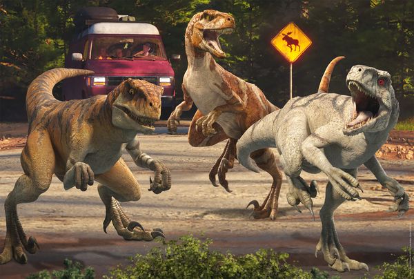 Produktbild: Jurassic World, Angriff der Velociraptoren 150 Teile