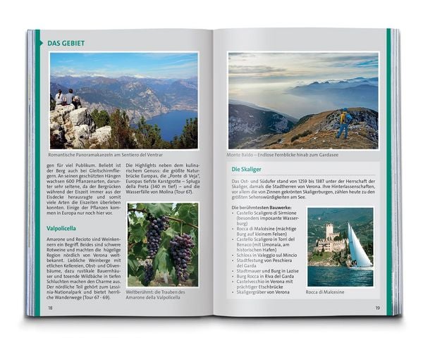 Produktbild: KOMPASS Wanderf&uuml;hrer Gardasee, 70 Touren mit Extra-Tourenkarte