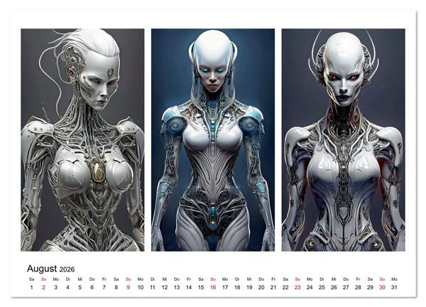Produktbild: Dreiklang der K&ouml;pfe (Wandkalender 2026 DIN A3 quer), CALVENDO Monatskalender